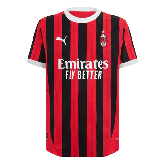 Player Version AC Milan Home Soccer Jersey 2024/25 Go Soccer World Shop