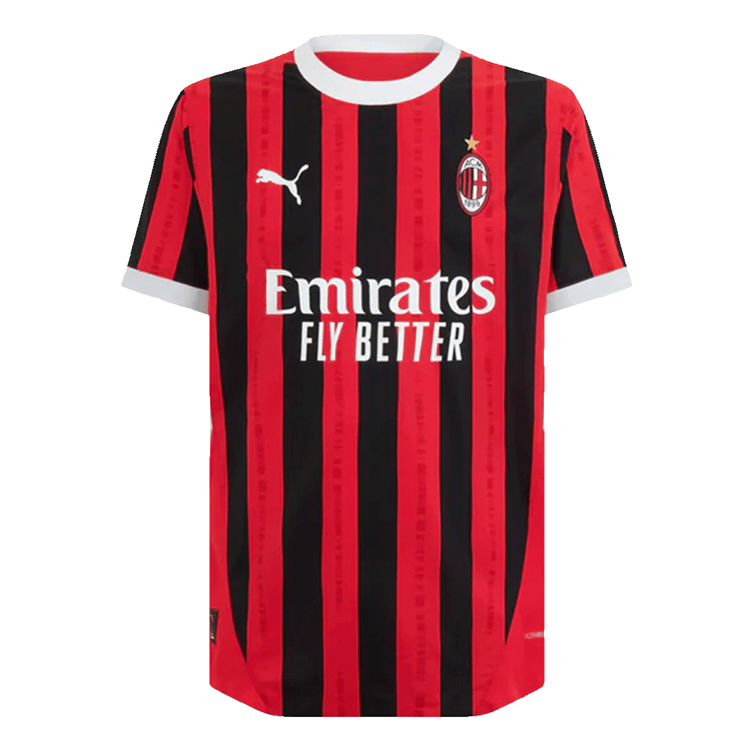 Player version AC Milan 2024/25 home soccer jersey Go Soccer World Shop