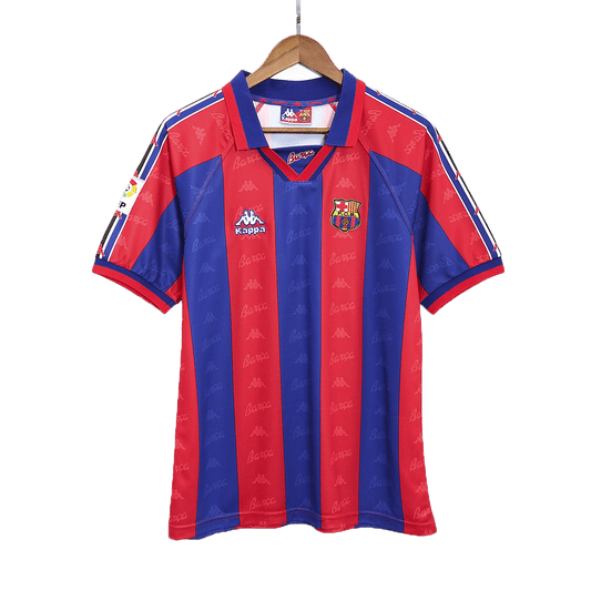 Barcelona Retro 1996/97 soccer jersey Go Soccer World Shop