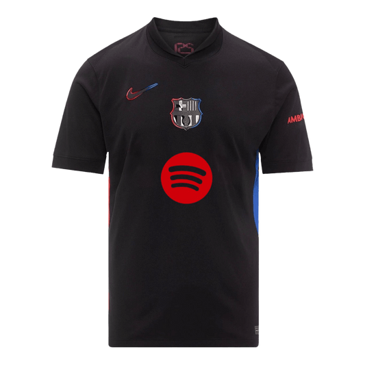 Barcelona 2024/25 away soccer jersey - Spotify logo without text Go Soccer World Shop