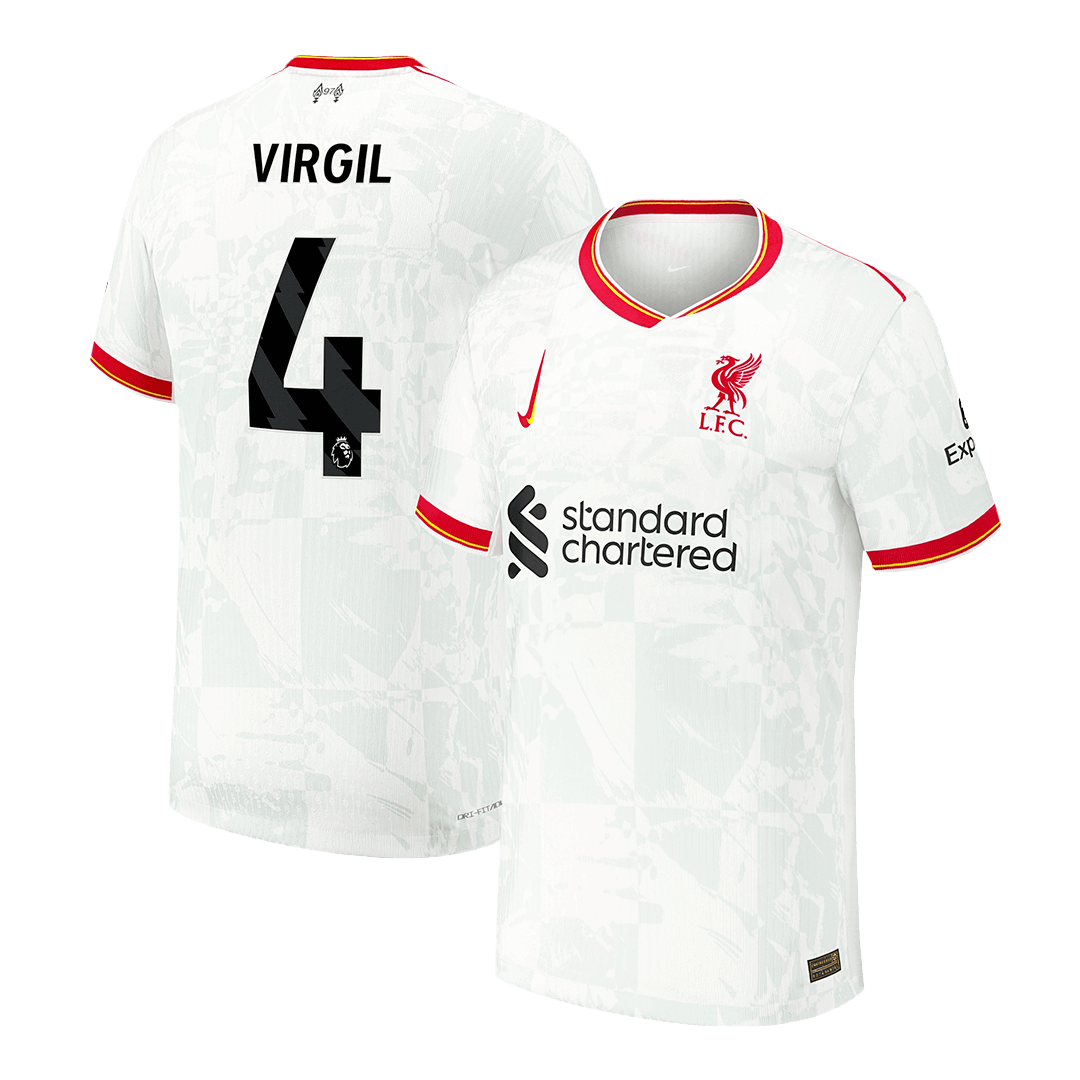 Player Version VIRGIL #4 Liverpool Third Away Soccer Jersey 2024/25 Go Soccer World Shop